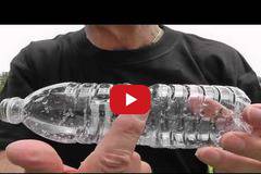 Вижте как се хваща риба само с пластмасова бутилка(ВИДЕО)
