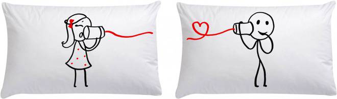 Комплект възглавници – Телефонна любов