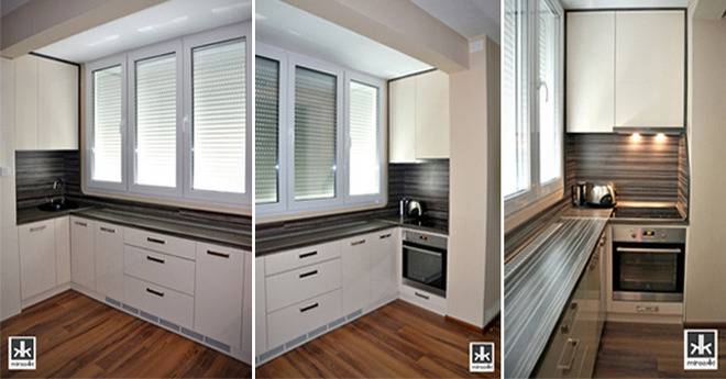 Tрансформацията – кухня на балкона