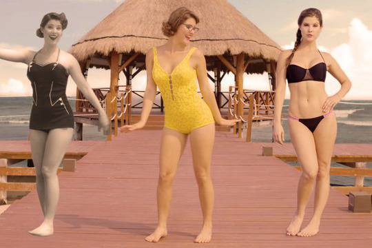 Еволюцията на банските костюми