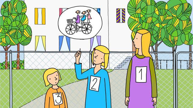 Как децата рисуват любовта