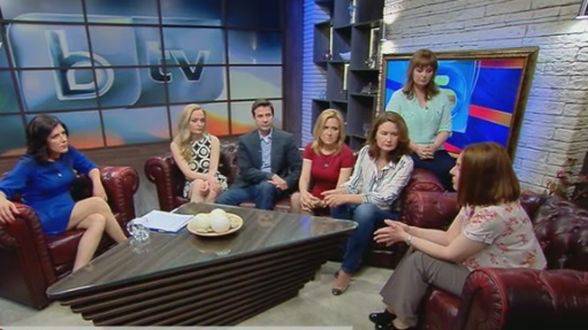 Студиото на bTV се разпадна с трясък в ефир