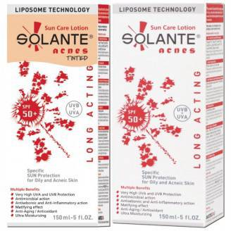 СОЛАНТЕ /SOLANTE ФОТОЗАЩИТЕН ЛОСИОН ПРОТИВ АКНЕ SPF 50+ 150мл.