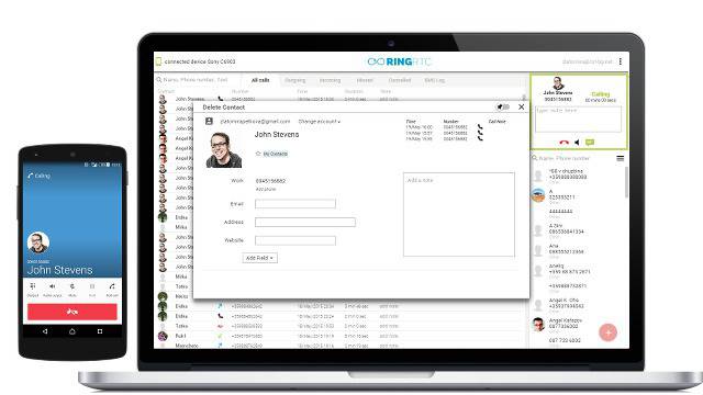 Уеб приложение за управление на мобилните обаждания, SMS и водене на бележки