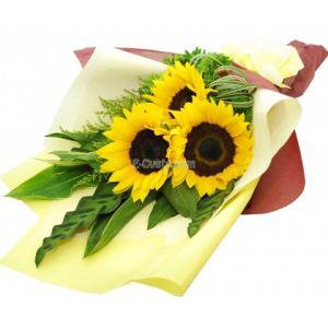 Букет от слънчогледи – За него