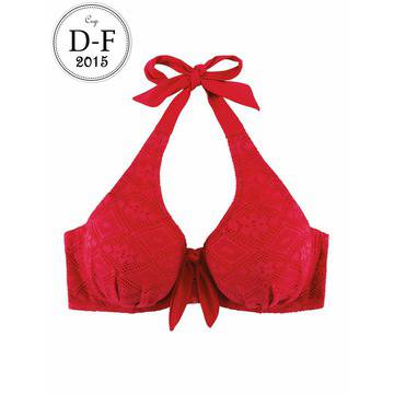 Малена – магазин за горнище бански костюм 75E 80E червено горнище на бански за голям бюст големи размери Alabama горнище бански