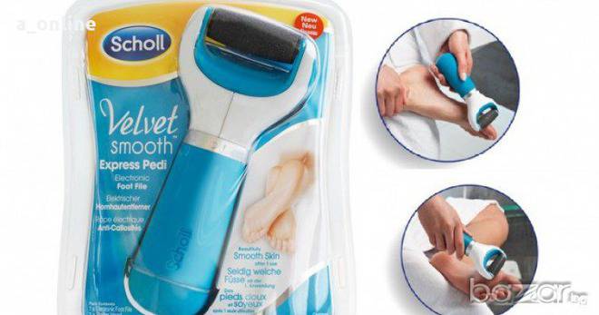 Електрическа пила за пети и ходила SCHOLL VELVET SOFT