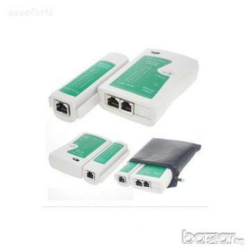 Тестер за ЛАН мрежа RJ11 RJ12, RJ45