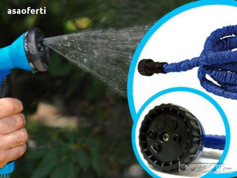 Размер 15м разтегателен маркуч X-HOSE с накрайник-пръскачка