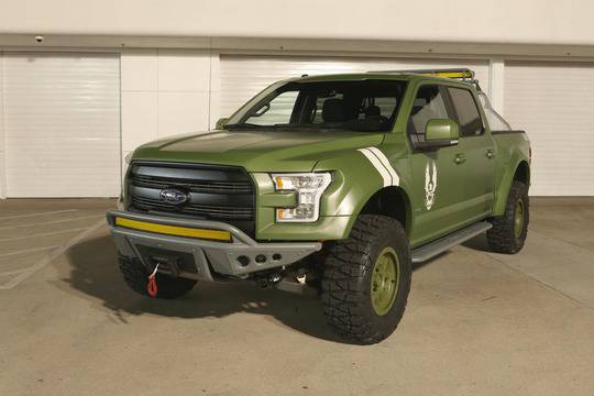 Ford F-150 Halo Sandcat рекламира видеоигра