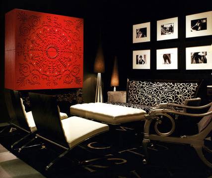 Хол в тъмни цветове