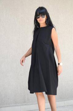 Елегантна черна рокля Kotyto