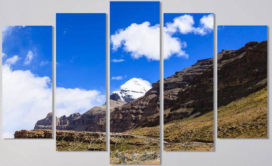 Декоративно пано за стена – скалист планиски пейзаж