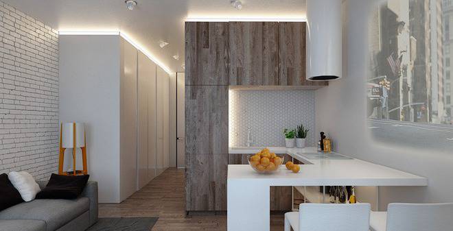 Изискан минималистичен тавански апартамент