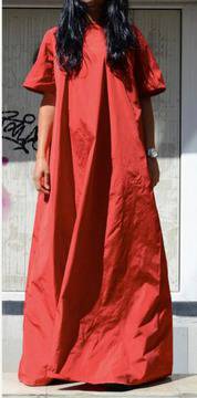 Червена дизайнерска рокля Kotyto