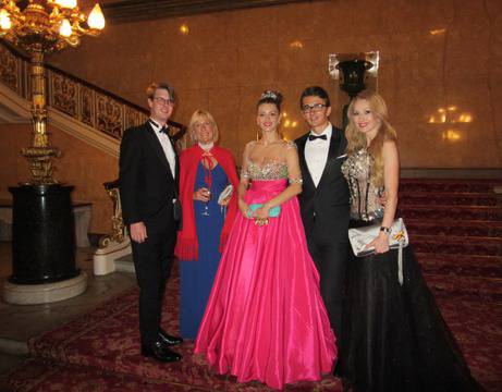 Гери Дончева и Елена Караколева на Руски Летен Бал в Лондон