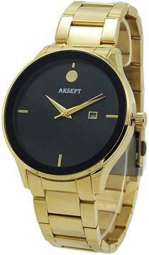 Мъжки часовник Aksept A-2058-1 Стоманена верижка