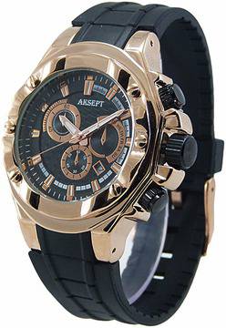 Мъжки часовник Aksept A-2056-3 Силиконова каишка