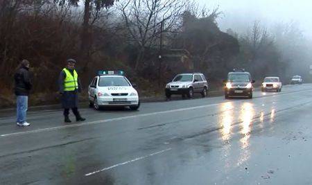 Катастрофа между ТИР и кола на пътя Русе-Бяла