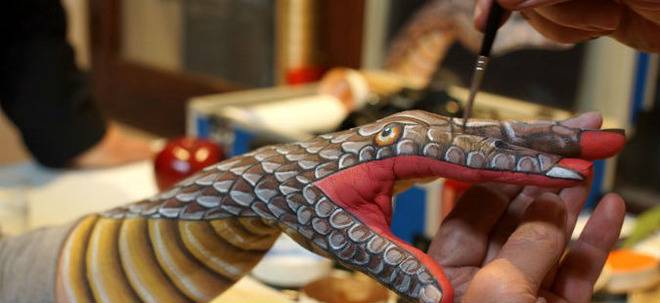 Зоопарк върху ръка