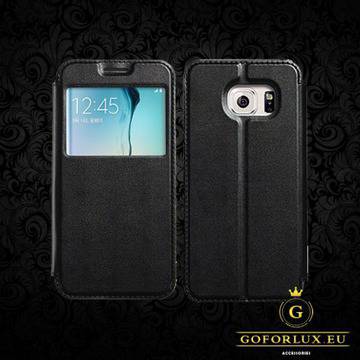 Висококачествен флип калъф за Samsung Galaxy S6 Edge