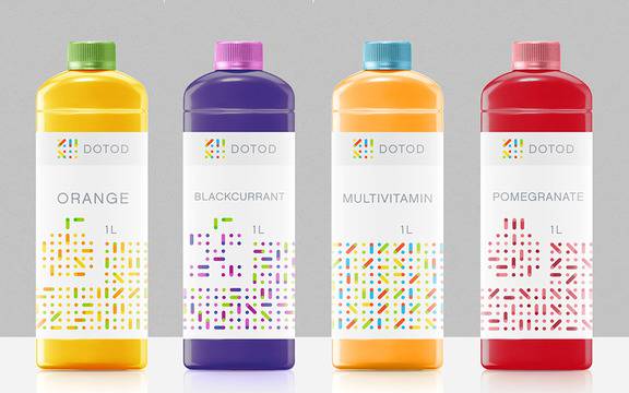 Брандинг на плодови сокове DOTOD