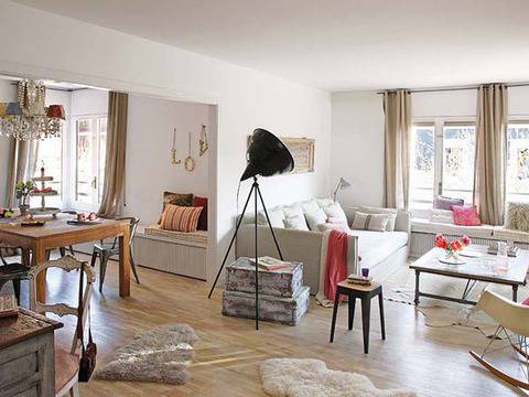 Атрактивна визия на стилен винтидж дом