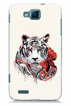 Заден предпазен капак за Samsung Ativ S I8750 Бенгалски тигър с панделка