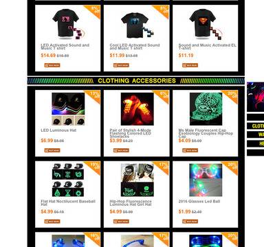 LED аксесоари от TinyDeal. Светещи аксесоари, тениски, часовници, връзки за обувки. Безплатна доставка и ниски цени на ЛЕД…