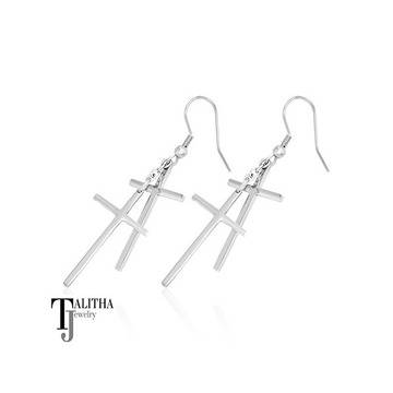 Висящи обеци „Кръстове“