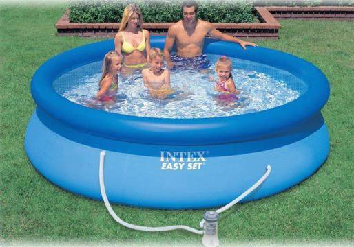 БАСЕЙН INTEX AGP-ИЗИ СЕТ 305 х 76 СМ, С ФИЛТЪРНА ПОМПА