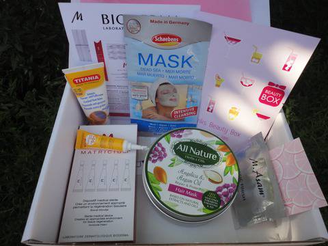 Eco cosmetics: Pinks Beauty Box July 2015