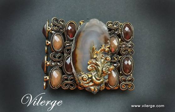 Луксозна топ винтидж бижутерия с естествени камъни за жени Стилни бижута подарък за празник