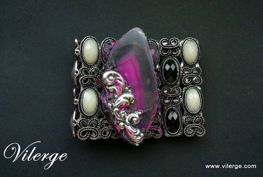 Топ винтидж бижута с естествени камъни и гривни за жени стил Стилни бижута ВИЛЕРЖЕ