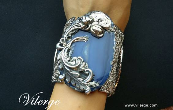 Нови винтидж гривни от луксозна бижутерия за стилни жени бижута ВИЛЕРЖЕ© от естествени камъни подаръци