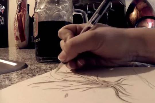 Направиха писалка, която пише с вино