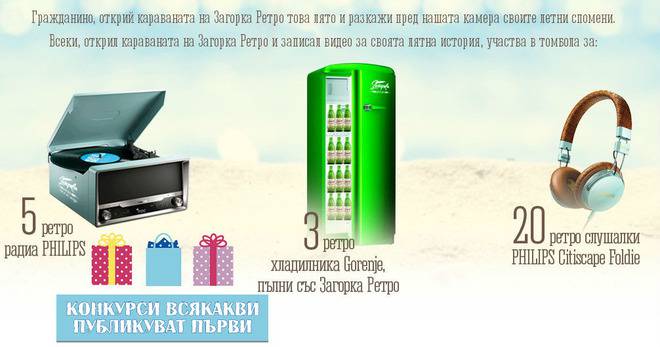 Конкурси всякакви: Спечелете 3 хладилника Gorenje пълни с бира, 5 броя ретро радиа Philips и 20 броя ретро слушалки Philips…