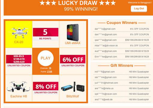 Много купони за отстъпка, код за намаление валиден за всичко в BangGood. Август и Септември 2015