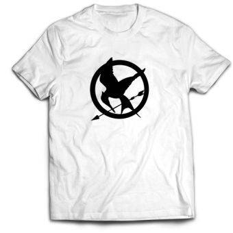 Дамска Тениска Mockingjay – Hunger Games (бяла с черна щампа)