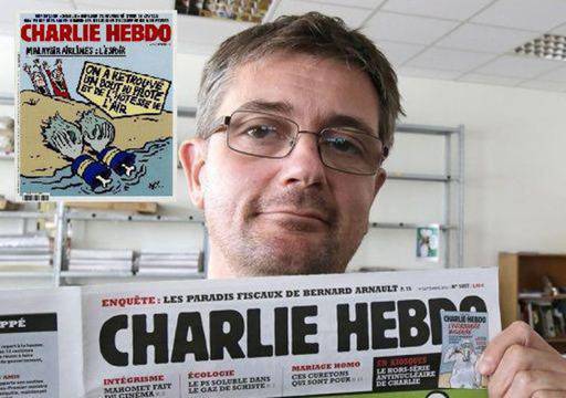 Charlie Hebdo се подигра с трагедията на изчезналия малаизийски Boeing
