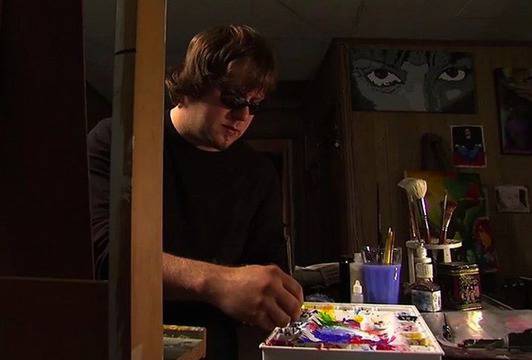 Невероятно красиви картини на незрящ художник