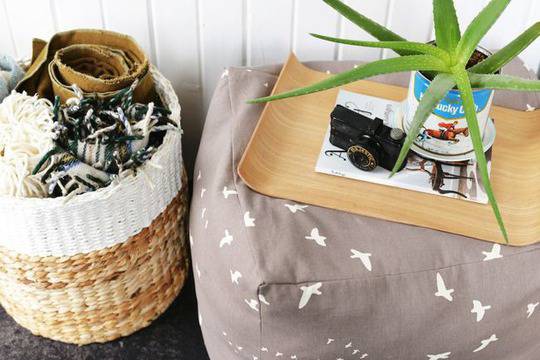 Как да си направим пуф табуретка