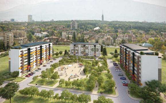 След санирането – „Зорница“ в зелено, „Лазур“ в синьо