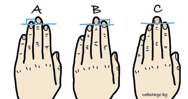 Ето какво разкриват за личността ви дължината на пръстите ви