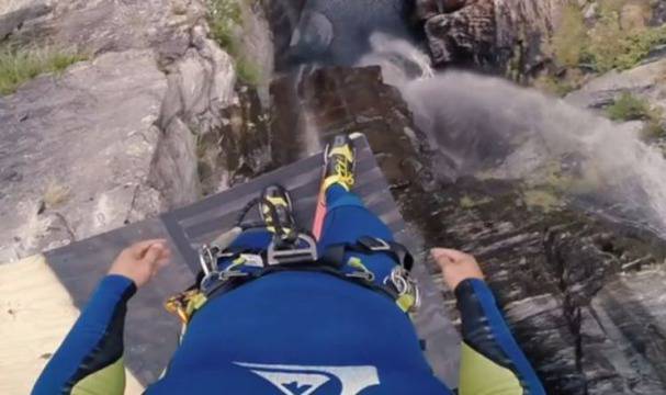 Нов рекорд за най-висок скок във вода! (Видео)