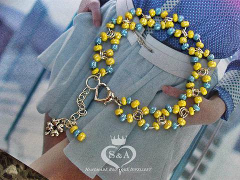 Семпла Цветна Гривна Chic Girl