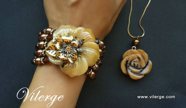 Луксозна винтидж бижутерия с естествени камъни за жени ахат Стилни бижута подарък празник