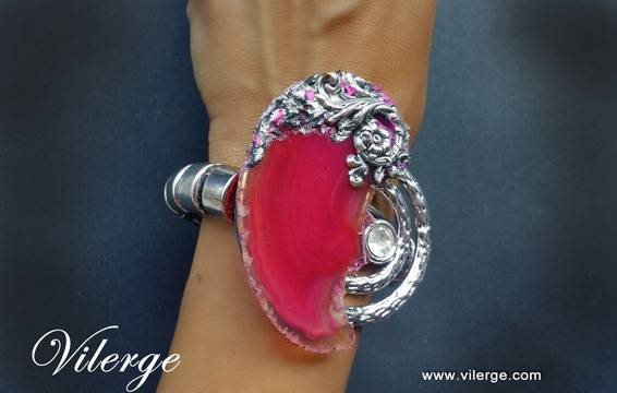 Винтидж гривна естествен камък с нова луксозна колекция бижута за жени подаръци за празник и рожден ден