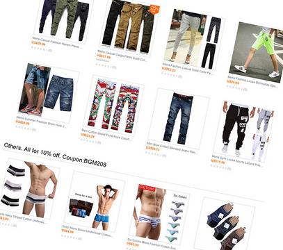 Мъжка мода, код за 10% отстъпка в BangGood. Китайски онлайн магазини за дрехи