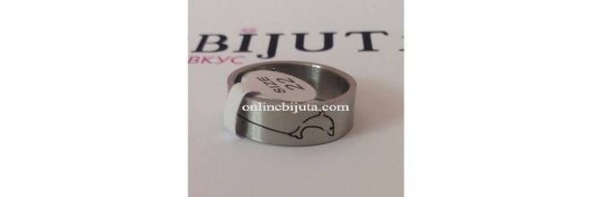 Пръстени – Пръстен от неръждаема стомана с делфин